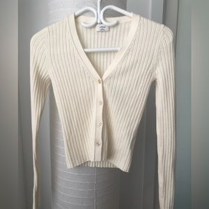 Aritzia / Wilfred manilla cardigan in birch XXS